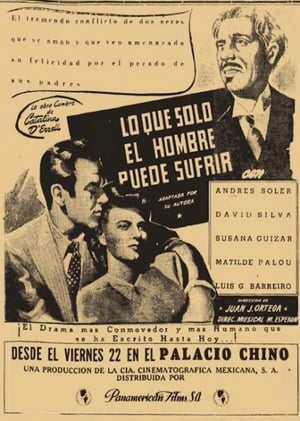 Poster Lo que sólo el hombre puede sufrir (1943)