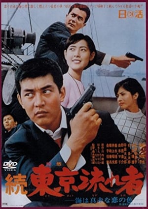Poster 続 東京流れ者 海は真赤な恋の色 1966