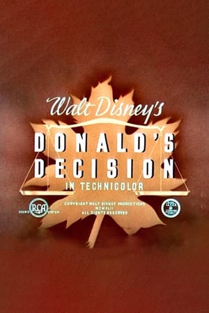 Poster Donald's Decision (1942)