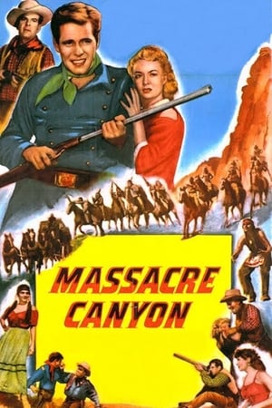 Poster Massacre Canyon 1954