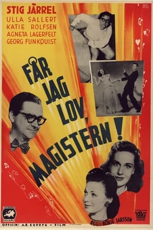 Poster Får jag lov, magistern! (1947)