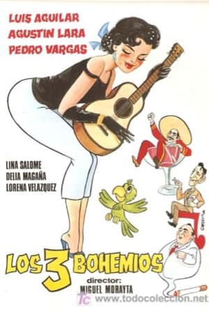 Poster Los tres bohemios (1957)