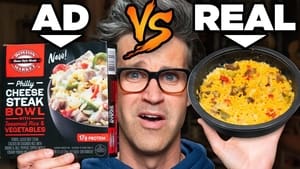 Image Frozen Food Ads vs. Real Life Food (Test)