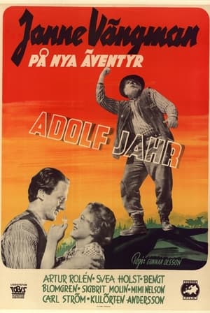 Poster Janne Vängman på nya äventyr (1949)