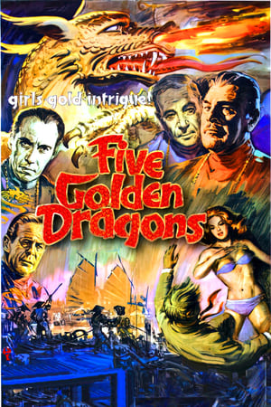 Poster Five Golden Dragons 1967