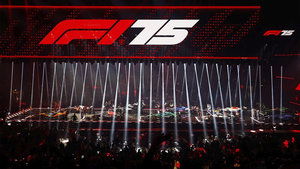 F1 75 Live at The O2 backdrop