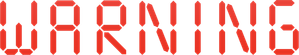 Warning