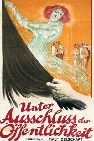 Poster Unter Ausschluß der Öffentlichkeit (1927)