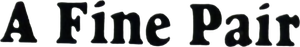 A Fine Pair — Logos 3