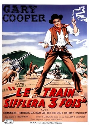 Poster Le train sifflera trois fois 1952