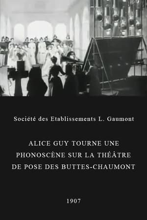 Image Alice Guy Films a 'Phonoscène' in the Studio at Buttes-Chaumont, Paris