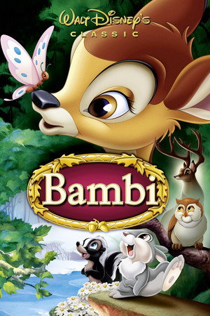 Постер мультфильма «Бемби (1942)» — (40 из 120)