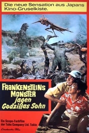 Poster Frankensteins Monster jagen Godzillas Sohn 1967