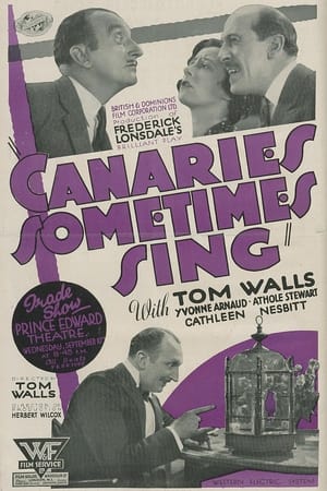 Poster Canaries Sometimes Sing (1930)