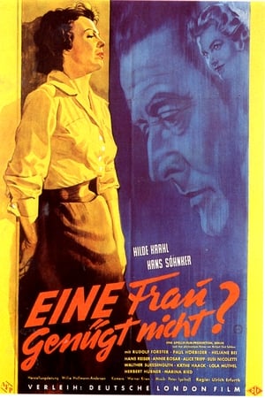 Poster Eine Frau genügt nicht? (1955)