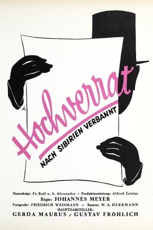 Poster Hochverrat 1929