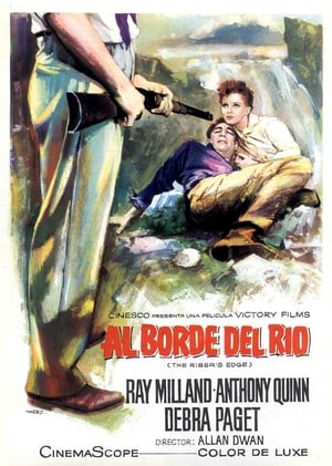 Poster Al borde del río 1957