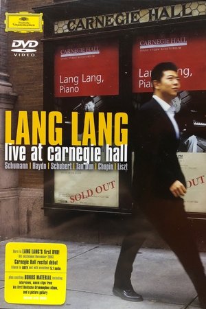 Lang Lang - live at the Carnegie Hall poster