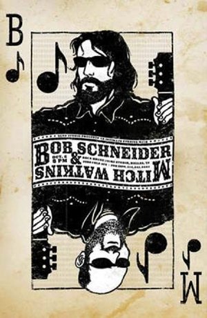 Bob Schneider & Mitch Watkins - Live at Bend Studio poster