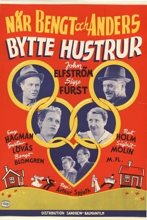 Poster When Bengt and Anders Changed Wives 1950