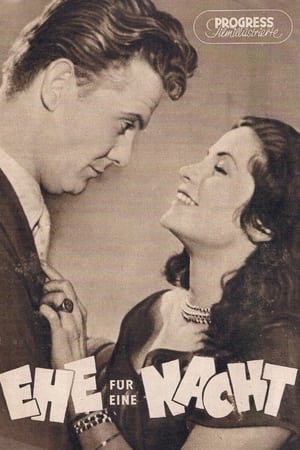 Poster Ehe für eine Nacht 1953