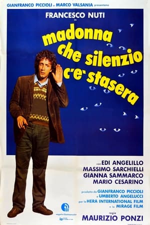 Poster Madonna che silenzio c'è stasera 1982