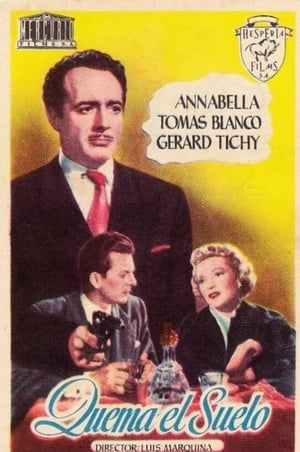 Poster Quema el suelo (1952)