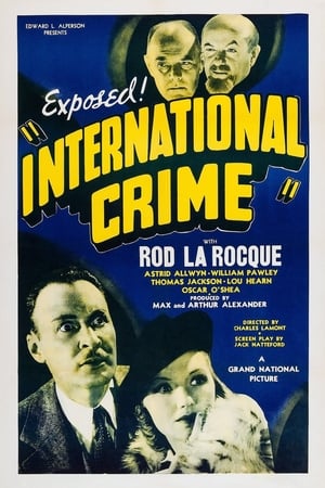 Poster International Crime (1938)