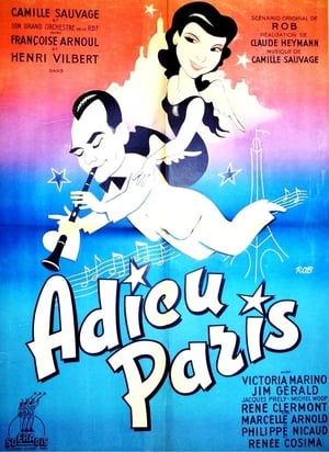 Poster Adieu Paris 1952