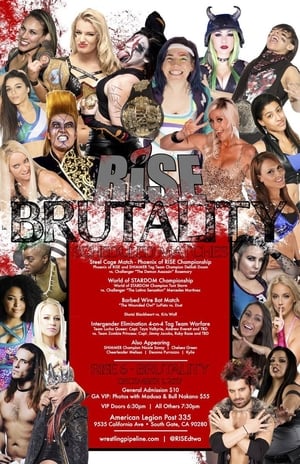 Poster RISE Wrestling. RISE 6 Brutality (2017)