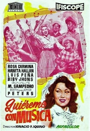 Poster Quiéreme con música (1957)