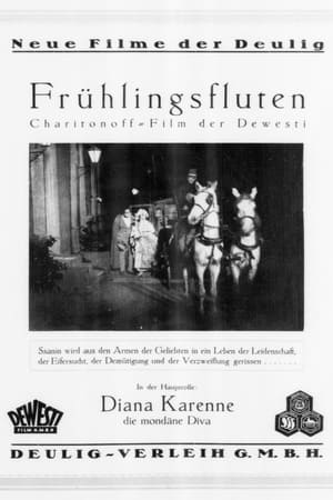 Poster Frühlingsfluten (1924)