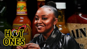 Image Quinta Brunson Faces Her Fear of Hot Ones While Eating Spicy Wings