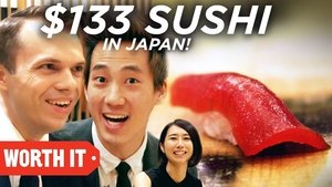 Image $1 Sushi Vs. $133 Sushi • Japan