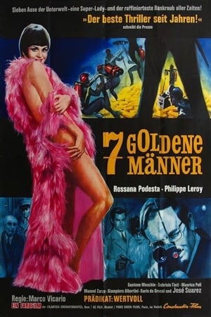 Poster 7 goldene Männer 1965