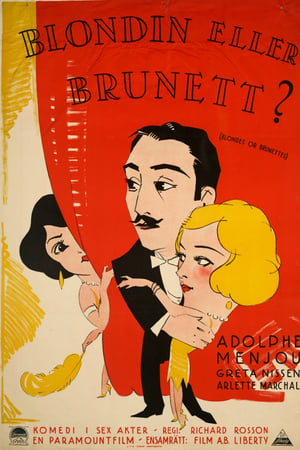 Poster Blonde or Brunette 1927