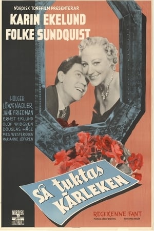 Poster Så tuktas kärleken 1955