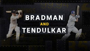 Bradman and Tendulkar