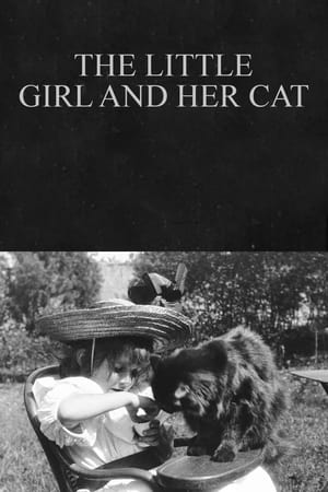 Poster The Little Girl and Her Cat (1899)