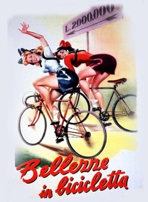 Poster Beauties on bicycles 1951