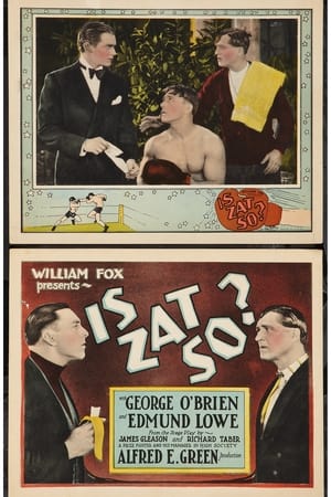 Poster Is Zat So? 1927