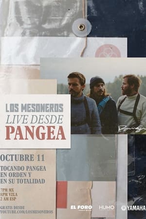 Poster Los Mesoneros Live Desde Pangea (2020)