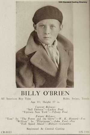 Billy O'Brien portrait