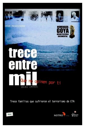 Trece entre mil poster