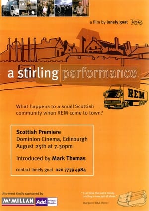 Poster R.E.M.: A Stirling Performance 2000