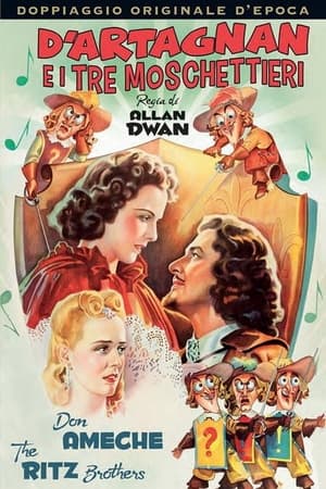 Poster D'Artagnan e i tre moschettieri 1939