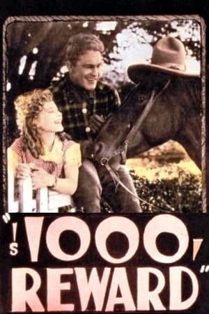 Poster $1,000 Reward (1923)