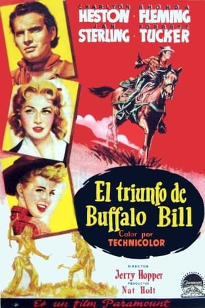 Poster El triunfo de Buffalo Bill 1953
