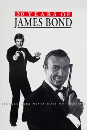 30 Years of James Bond poster