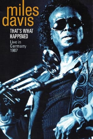 Poster That's What Happened - Live in Germany 1987 2009